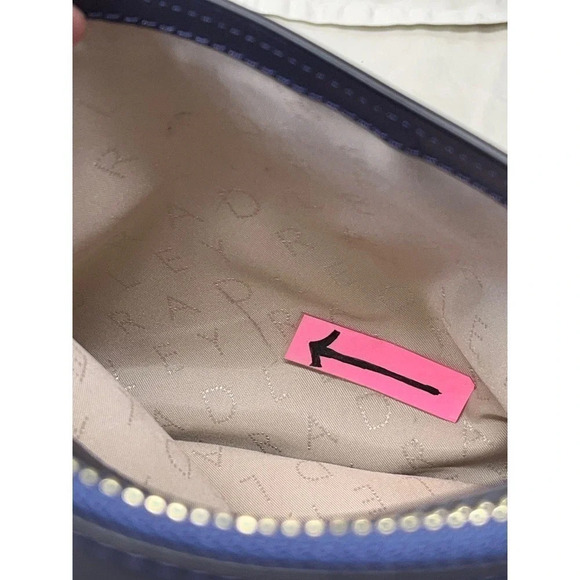 Radley London Women's Blue Pockets Zip Top Crossbody Medium Size FLAWS - Picture 5 of 16